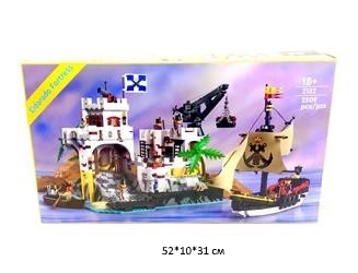 Конструктор арт. 2132 Пираты форт Эльдорадо 2509 дет. в кор._