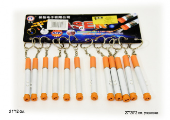 Фонарик арт. CY-18872-1 Лазер "Ручка" сигарета  (12 шт.) на листе=