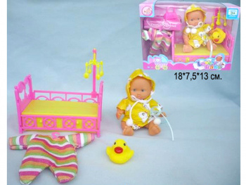 Пупс арт.YD330" С аксессуарами в коробке 18*13*7,5 Пупс арт.YD330" С аксессуарами в коробке 18*13*7,5