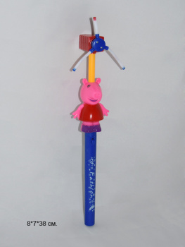 Палочка арт. 13629 свет. Свинка Пеппа в пак.~ Палочка арт. 13629 свет. Свинка Пеппа в пак.~