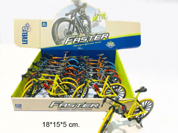 Модель металл. арт. ST282-2Y Велосипед цвета микс (12 шт.) шоубокс• Модель металл. арт. ST282-2Y Велосипед цвета микс (12 шт.) шоубокс•