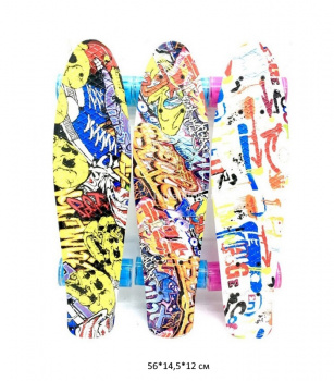 Скейт арт. 6022P Цвета микс_ Скейт арт. 6022P Цвета микс_