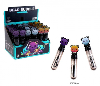 Пузыри мыльные арт. 8008 Медведь цвета микс (24 шт.) шоубокс• Пузыри мыльные арт. 8008 Медведь цвета микс (24 шт.) шоубокс•