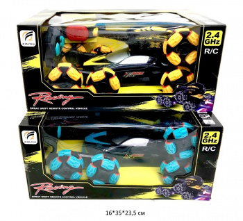 Машина на р/у арт. QF665-9A Перевертыш цвета микс в кор._