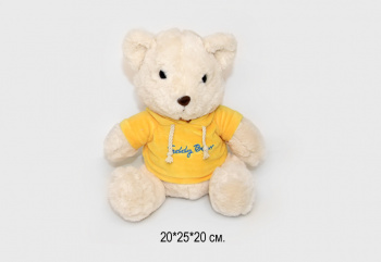 им Медведь арт. 304-24 Желтая толстовка 25 см в пак. им Медведь арт. 304-24 Желтая толстовка 25 см в пак.