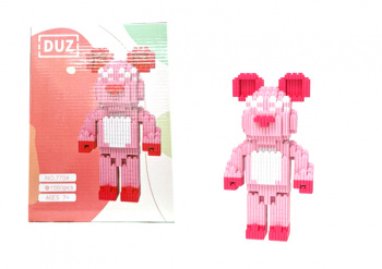 Конструктор арт. 7704-805 Микро Медведь красный 1580 дет. в кор. Конструктор арт. 7704-805 Микро Медведь красный 1580 дет. в кор.