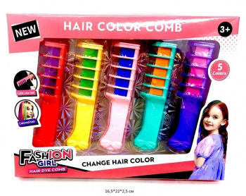 Краски для волос арт. 760-1 Набор "Расческа" 5 цветов в кор._ Краски для волос арт. 760-1 Набор "Расческа" 5 цветов в кор._