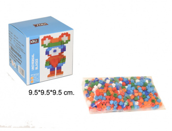 Конструктор арт. PT6152-802-805 Микро Радужный медведь 575 дет. в кор.