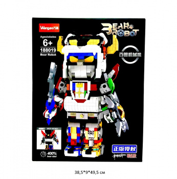 Конструктор арт. 188019 Механический медведь в кор._