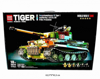 Конструктор арт. 100244 Танк Тигр 2276 дет. в кор._ Конструктор арт. 100244 Танк Тигр 2276 дет. в кор._