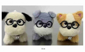 им Собака арт. 1416-209 В ассортименте в очках брелок 12 см в пак. им Собака арт. 1416-209 В ассортименте в очках брелок 12 см в пак.