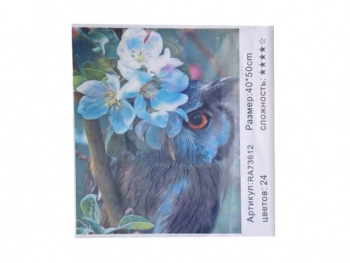 Картина по номерам арт. RA73612 Сова 40*50 в кор. Картина по номерам арт. RA73612 Сова 40*50 в кор.