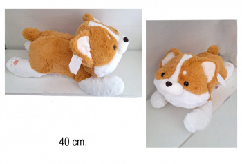 им Собака арт. 505/40 Бело-рыжая лежит 40 см в пак. им Собака арт. 505/40 Бело-рыжая лежит 40 см в пак.