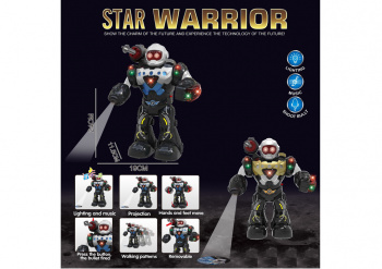 Робот арт. 877-1" На батарейках в коробке 19,5*23,8*11