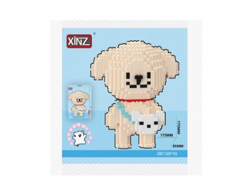 Конструктор арт. 5092-802 Микро Собака с сумкой 1637 дет. в кор.