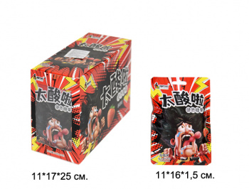 Конфета арт. 501732-1 Кислая Клубника 24 г 20 шт. упаковка#;,