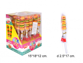 Мармелад арт. 354523 "Гамбургер" на палочке 22 г 20 шт. в кор.'# Мармелад арт. 354523 "Гамбургер" на палочке 22 г 20 шт. в кор.'#