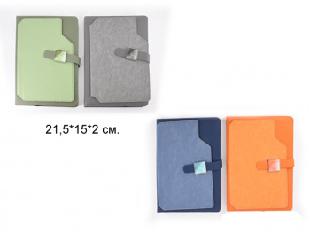 кц_Блокнот арт. YL-A5-1011 В обложке (иск.кожа) с магнитной застежкой А5 цвета микс
