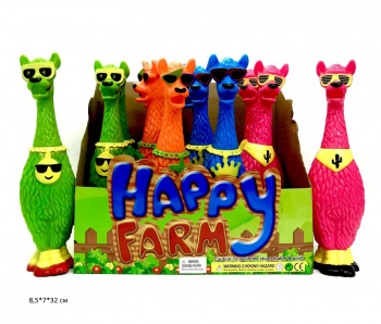 Игрушка резиновая арт. 4235 Лама крикун в пак. (12 шт.) в кор._ Игрушка резиновая арт. 4235 Лама крикун в пак. (12 шт.) в кор._