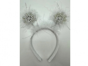 Ободок арт. 70913 "Снежинки" 1шт. в пак. Ободок арт. 70913 "Снежинки" 1шт. в пак.