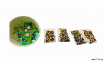 Игрушка растущая арт. 04 Шарики цветные в пак.•