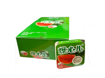 Жевательная резинка арт. 200754-1/200747/556710/556703 С начинкой "Арбуз" 13,5 г 30 шт. в кор.'