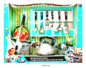 Набор посуды арт. WY349-1 "Маленький повар" в кор._ Набор посуды арт. WY349-1 "Маленький повар" в кор._