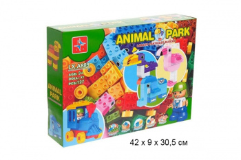 Конструктор арт. LXA889 Парк животных 127 дет. в кор./32шт./• Конструктор арт. LXA889 Парк животных 127 дет. в кор./32шт./•