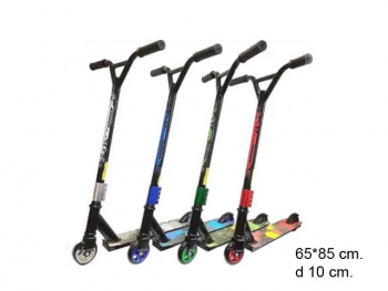 Самокат арт. 300T Трюковой 2-х колесный цвета микс в кор.• Самокат арт. 300T Трюковой 2-х колесный цвета микс в кор.•