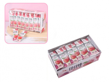 Конфета арт. 002138-11 Карамель на палочке "Персик" 320 г в розовой кор.*