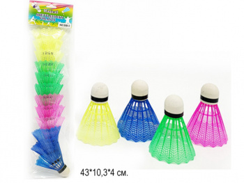 Волан арт. 538-3 Цветной 12 шт. в пакете 43*10,3*4 Волан арт. 538-3 Цветной 12 шт. в пакете 43*10,3*4