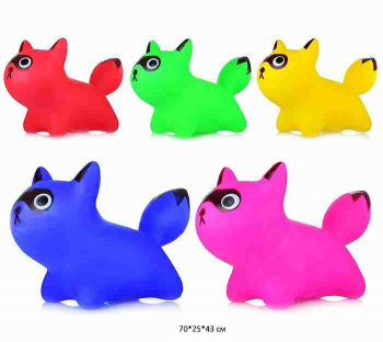 Мяч прыгун арт. 88-8 "Енот" цвета микс звук 1300гр Мяч прыгун арт. 88-8 "Енот" цвета микс звук 1300гр