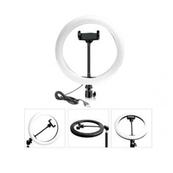 Кольцо осветитель арт. WH32-1 RGB LED d 32 см без штатива в кор. Кольцо осветитель арт. WH32-1 RGB LED d 32 см без штатива в кор.