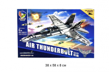 Конструктор арт. 43015 Самолет 1202 дет. в кор._/24 шт./ Конструктор арт. 43015 Самолет 1202 дет. в кор._/24 шт./