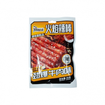 Соевое мясо арт. 070624 Пшеничные Острые говяжьи колбаски 38 г 30 шт. упаковка,
