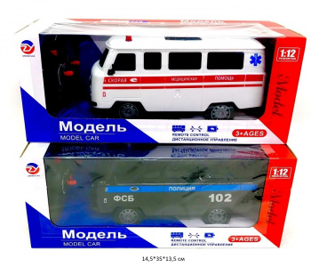 Машина на р/у арт. 377-2-805 Скорая, ФСБ в кор._•