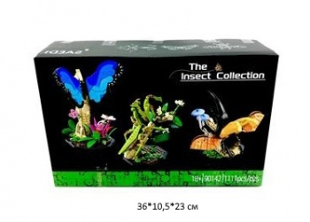 Конструктор арт. 90142 Коллекция насекомых 1111 дет. в кор._