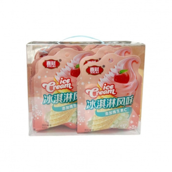 Конфета арт. 081313-1 Жевательные бобы "Яблочное мороженое" 28 г 20 шт. в кор./'#