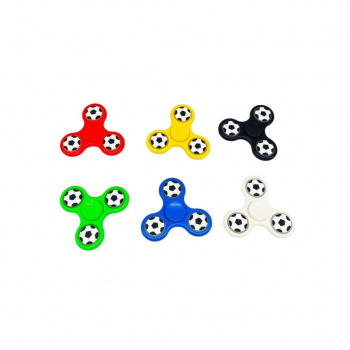 Спиннер арт. 12-34 Футбол 3 луча цвета микс в кор._