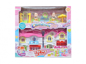 Дом для кукол арт. 8213-2 С куклами и аксессуарами в кор.=