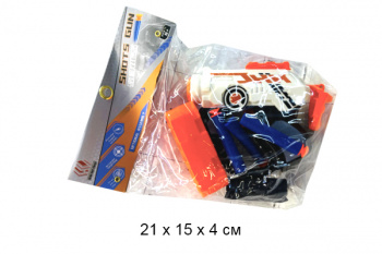 Оружие арт. 7005A Пистолет c мягкими пулями в пак.•/180 шт./ Оружие арт. 7005A Пистолет c мягкими пулями в пак.•/180 шт./