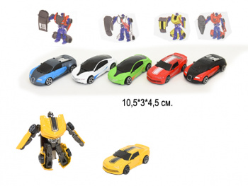 Трансформер арт. MY66-A15 Машина в ассортименте металл (12 шт.) шоубокс_