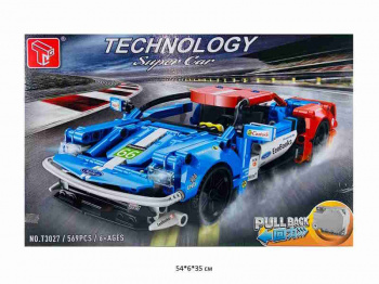 Конструктор арт. T3027 Автомобиль инерц. 569 дет. в кор.~ Конструктор арт. T3027 Автомобиль инерц. 569 дет. в кор.~