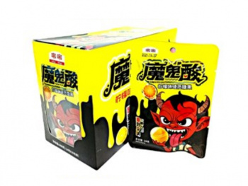 Конфета арт. 851616/181654-3 "Черт" Кислый лимон 24 г 20 шт. в желтой кор.,