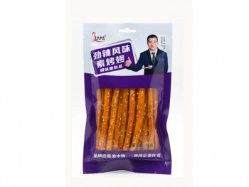 Соевое мясо арт. 389878-2 Острые с кунжутом крылышки на риле 76 г 10 шт. фиолет. упаковка;'