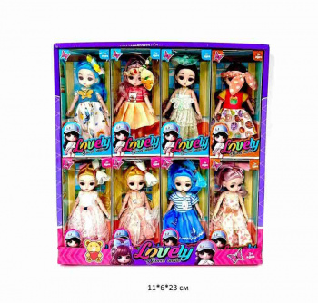 Кукла арт. XX38532 Шарнирная в ассортименте 1шт. в кор. (8 шт.) шоубокс_