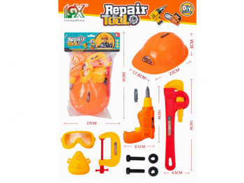 Набор инструментов арт. 333H-4 В пак. 38*8*23