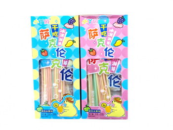 Конфета арт. 621825 "Трубочки" сахарные фруктовый вкус 35 г в пак. 20 шт. в кор.*