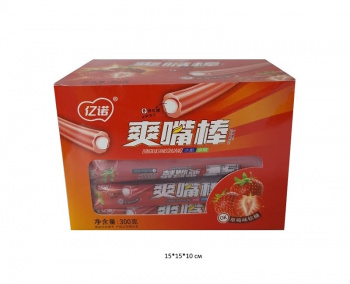 Конфета арт. 221812 "Клубника" жевательная 5 г 60 шт. упаковка# Конфета арт. 221812 "Клубника" жевательная 5 г 60 шт. упаковка#