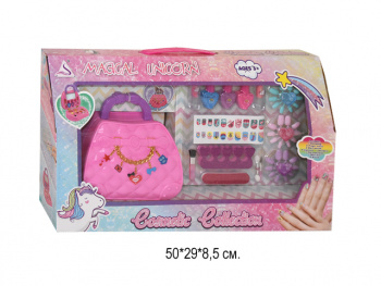 Набор для маникюра арт. 1020-J "Единорог" с сумкой в кор.~/18 шт./